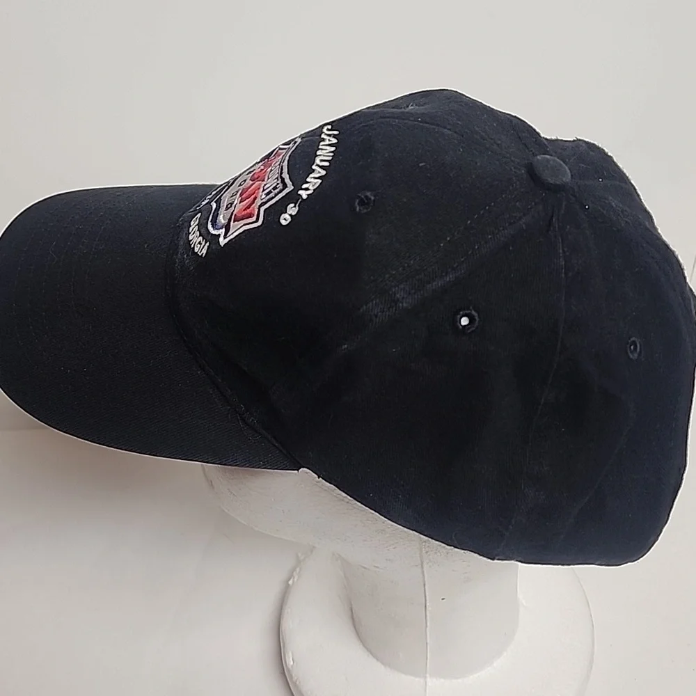 Vintage Super Bowl 2000 XXXIV NFL Logo 7 Black Cap Los Angeles Rams Football